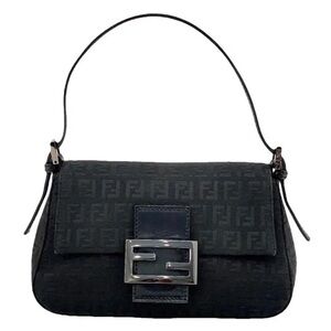 Fendi Black Zucca Print Handbag